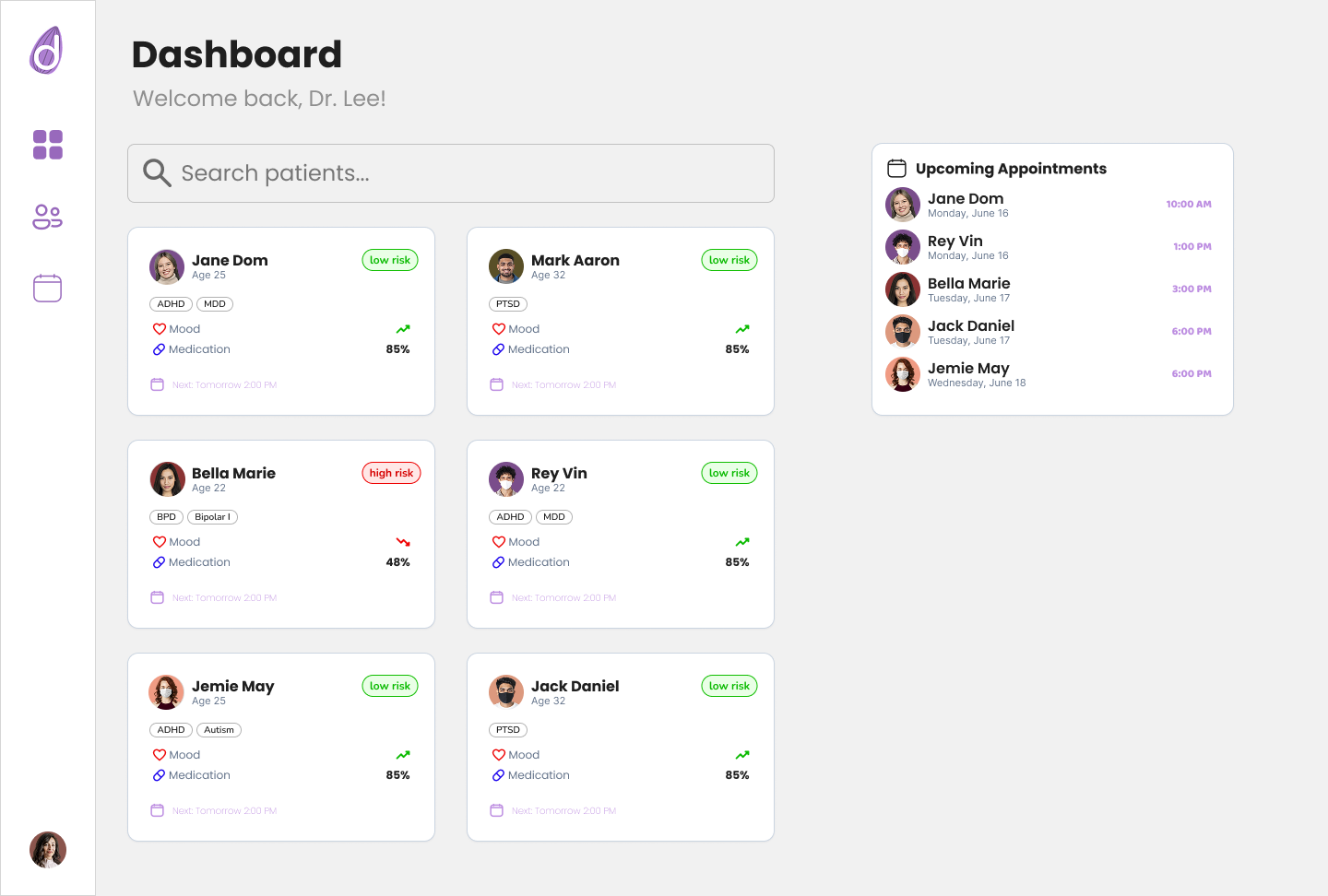 Dala Professional Dashboard